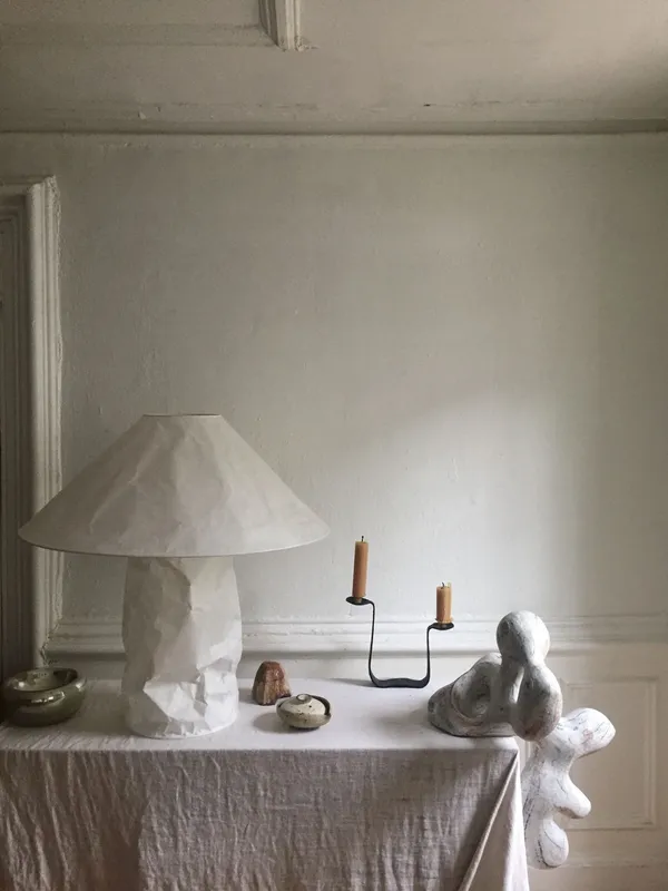 Lampampe Table Lamp White