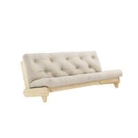 Fresh Sofa, klar lackierte Kiefer/747 Beige