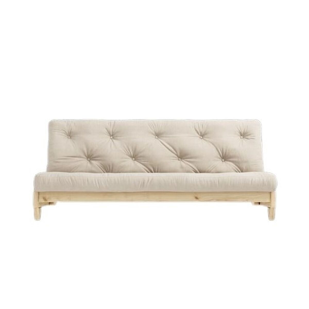 Fresh Sofa, klar lackierte Kiefer/747 Beige