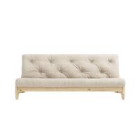 Fresh Sofa, klar lackierte Kiefer/747 Beige