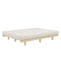 Lean Sofa Bed 130x200 Raw/510 Ivory