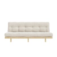 Lean Sofa Bed 130x200 Raw/510 Ivory