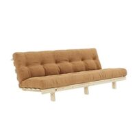 Lean Schlafsofa 130x200 Raw/515 Fudge Brown