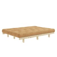 Lean Schlafsofa 130x200 Raw/515 Fudge Brown