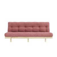 Lean Sovesofa 130x200 Raw/516 Sorbet pink