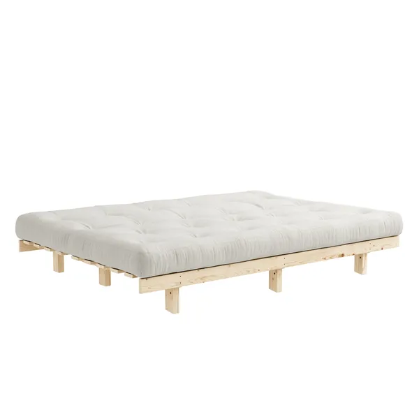 Lean Sofa Bed 130x190 Raw/701 Natural