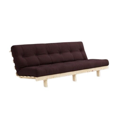 Lean sovesofa 130×200 rå/715 brun