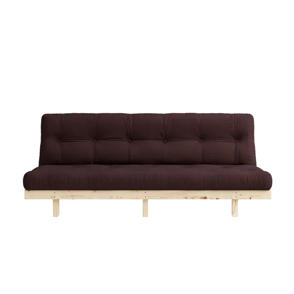 Lean Sofa Bed 130x200 Raw/715 Brown