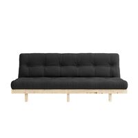 Lean Sofa Bed 130x200 Raw/734 Dark Grey