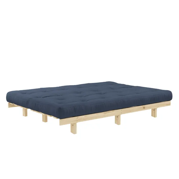 Lean Sofa Bed 130x200 Raw/737 Navy