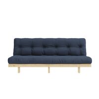 Lean sovesofa 130x200 rå/737 marineblå