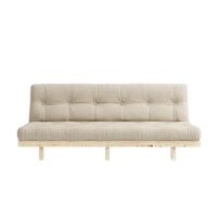 Lean Sofa Bed 130x190 Raw/747 Beige