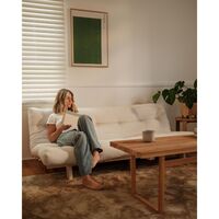 Lean slaapbank 130x200 Raw/747 Beige