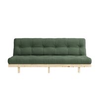 Lean bäddsoffa 130x200 rå/756 olivgrön