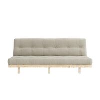 Lean Sofa Bed 130x190 Raw/914 Linen