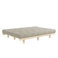 Lean Sofa Bed 130x190 Raw/914 Linen