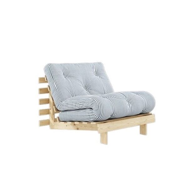 Divano letto Roots 90x200 Raw/611 Blu Spiaggia