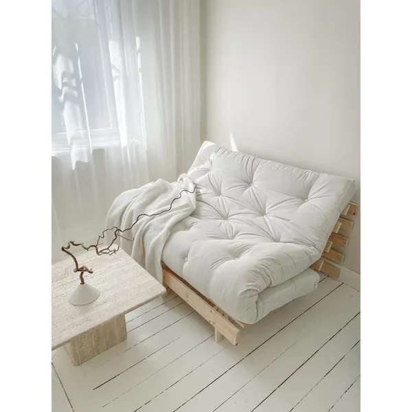 Roots Sofa bed 140x200 Raw/611 Beach Blue