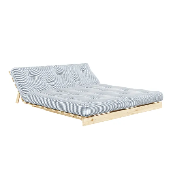 Roots Sofa bed 160x200 Raw/611 Beach Blue