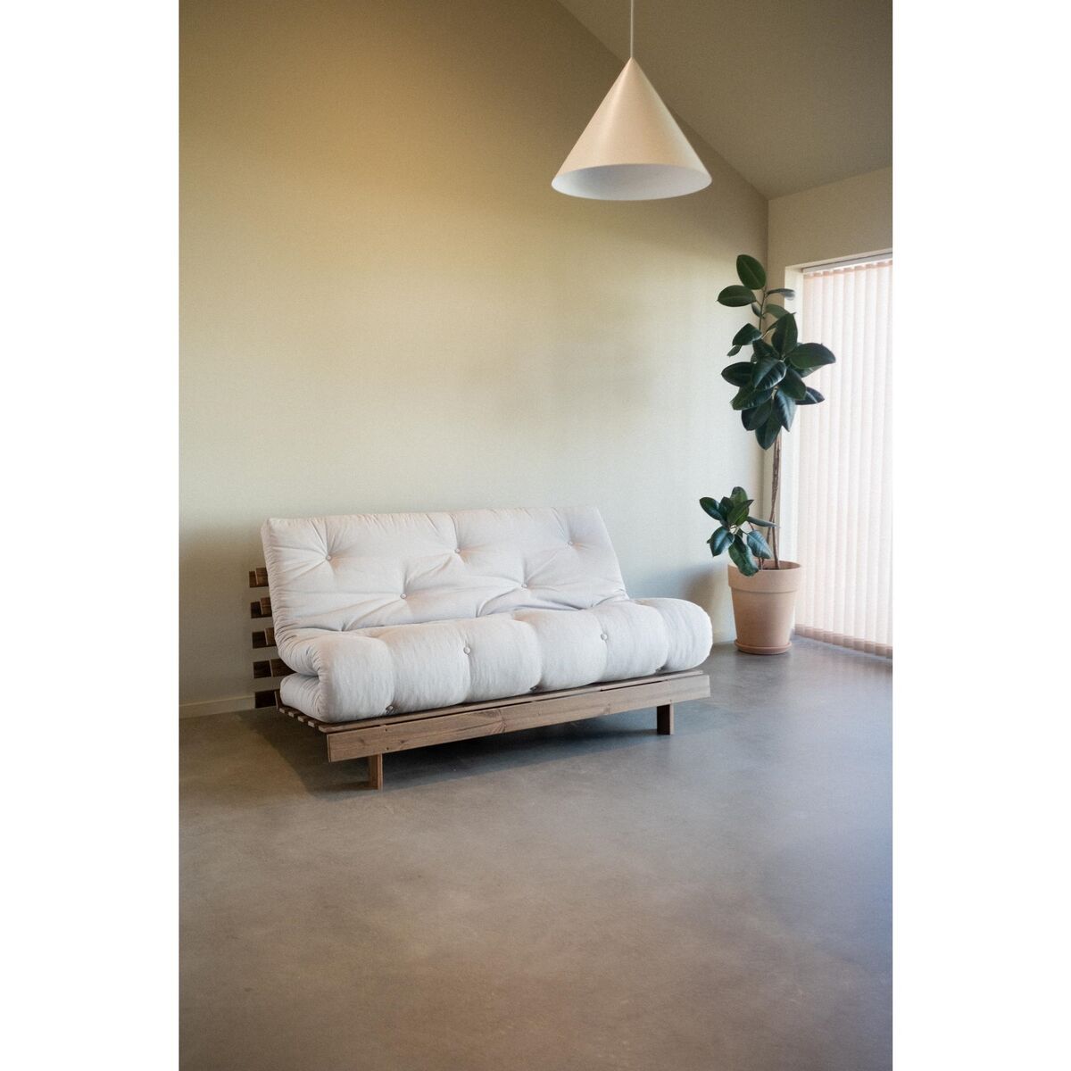 Roots Schlafsofa 160x200 Raw/611 Beach Blue