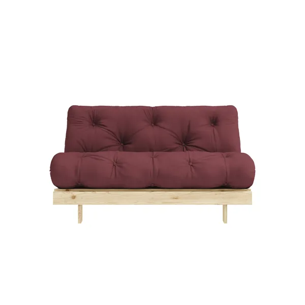 Roots Sofa Bed 140x200 Raw/710 Bordeaux