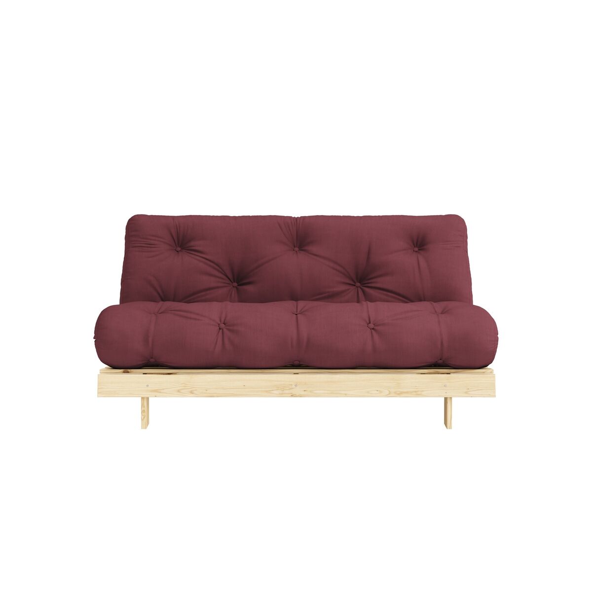 Sofa rozkładana Roots 160x200 Raw/710 Bordeaux