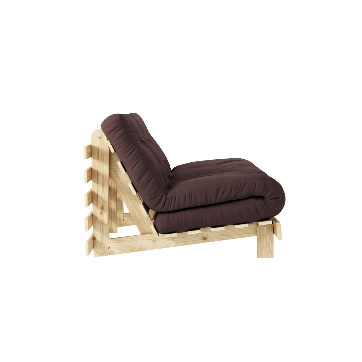 Roots Schlafsofa 140x200 Roh/715 Braun