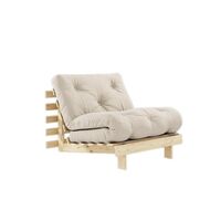 Roots Schlafsofa 90x200 Roh/747 Beige