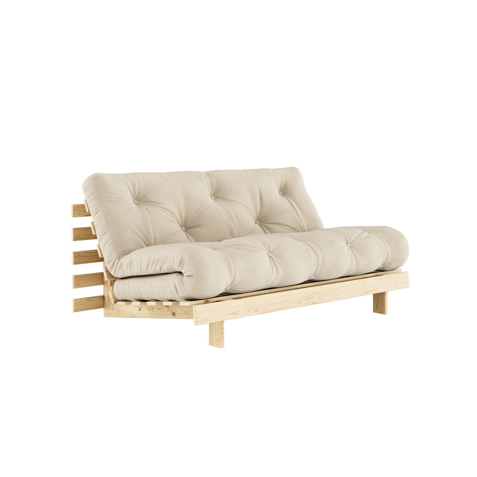 Canapé-lit Roots 160x200 Brut/747 Beige