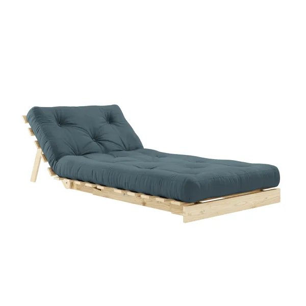 Roots Sofa Bed 90x200 Raw/757 Petrol Blue