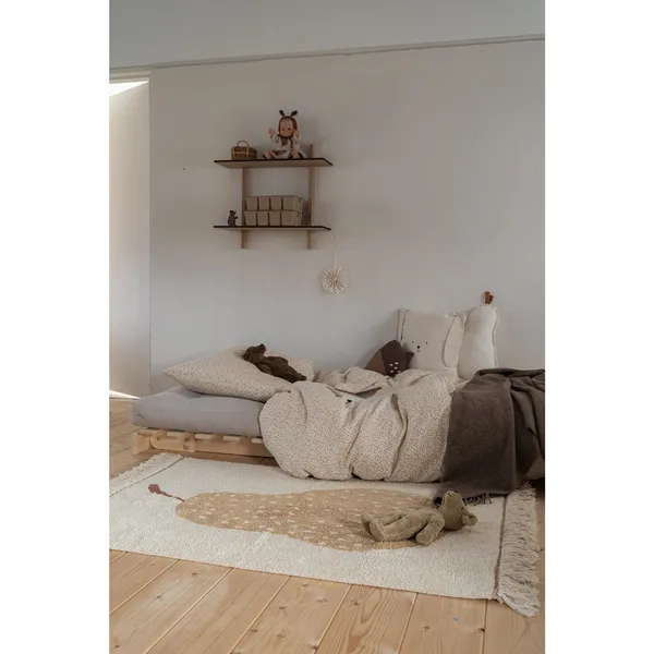 Roots Sofa Bed 90x200 Raw/757 Petrol Blue