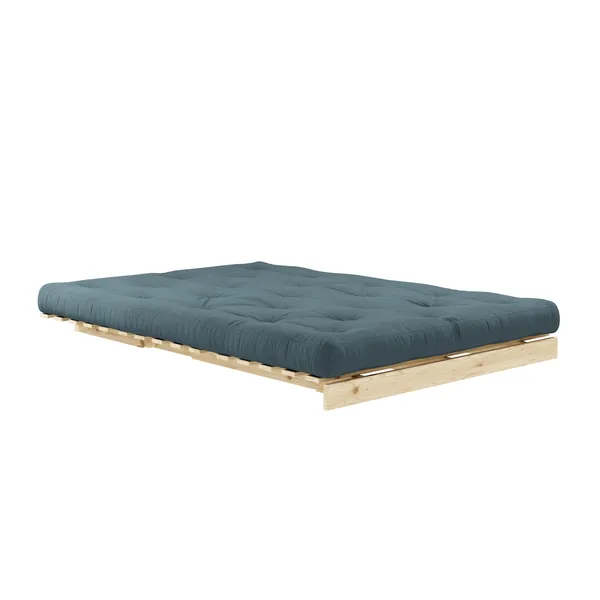 Roots Sofa Bed 140x200 Raw/757 Petrol Blue