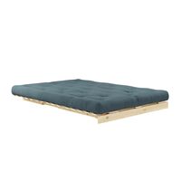 Divano letto Roots 140x200 Raw/757 Blu Petrolio