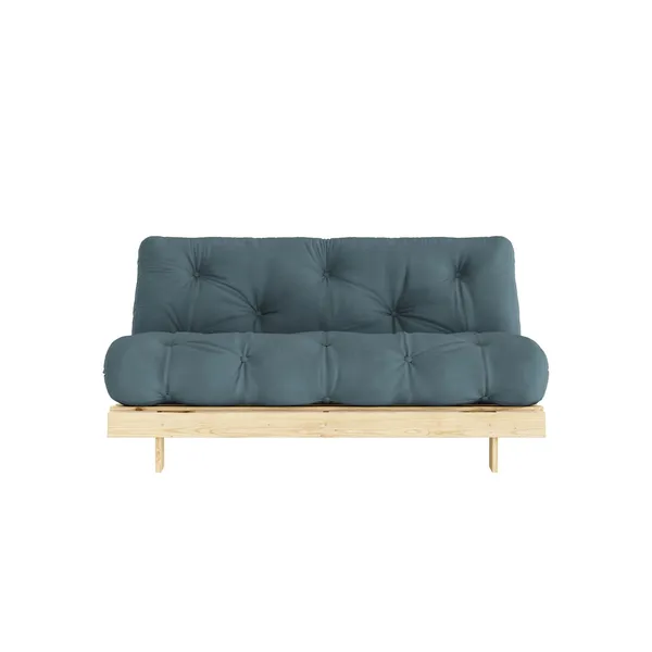 Roots Sofa Bed 160x200 Raw/757 Petrol Blue