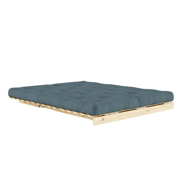 Roots Sofa Bed 160x200 Raw/757 Petrol Blue