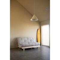 Divano letto Roots 160x200 Raw/757 Blu Petrolio
