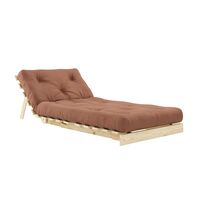 Roots Sofa bed 90x200 Raw/759 Clay Brown