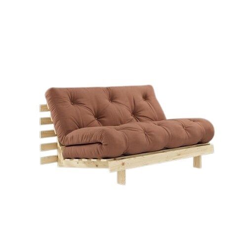 Roots Sovesofa 140x200 Rå/759 Leirbrun