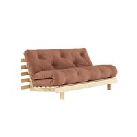 Roots Schlafsofa 160x200 Roh/759 Tonbraun
