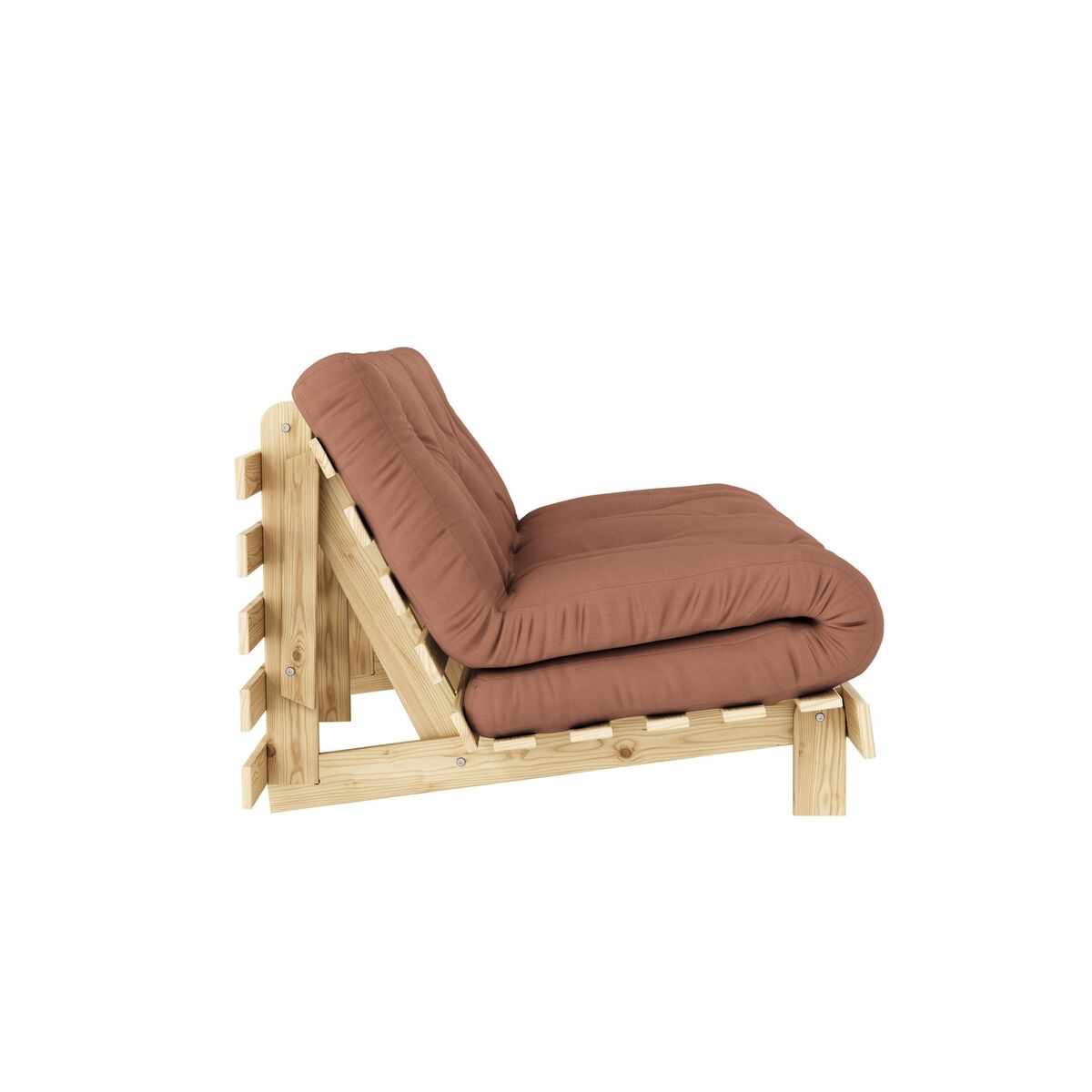 Roots Schlafsofa 160x200 Roh/759 Tonbraun