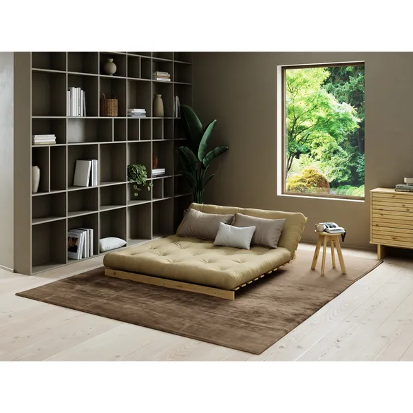 Roots Schlafsofa 160x200 Roh/759 Tonbraun