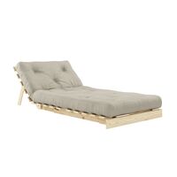 Roots Schlafsofa 90x200 Roh/914 Leinen
