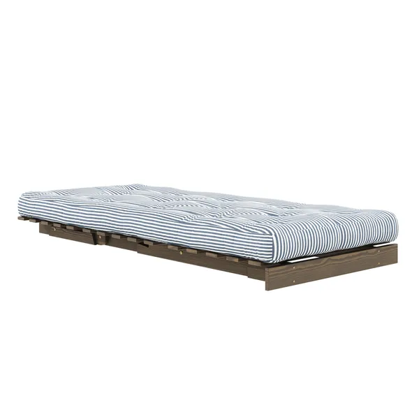 Roots Schlafsofa 90x200 Johannisbrotbraun/611 Strandblau