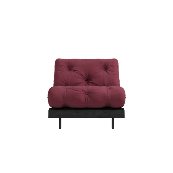 Roots Sofa Bed 90x200 Black Night/710 Bordeaux