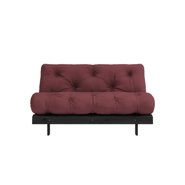 Roots Sofa bed 140x200 Black Night/710 Bordeaux