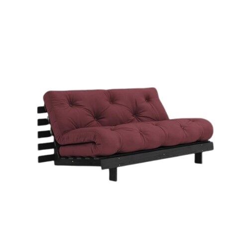 Roots Sovesofa 160x200 Svart natt/710 Bordeaux