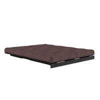 Roots Sofa bed 160x200 Black Night/715 Brown