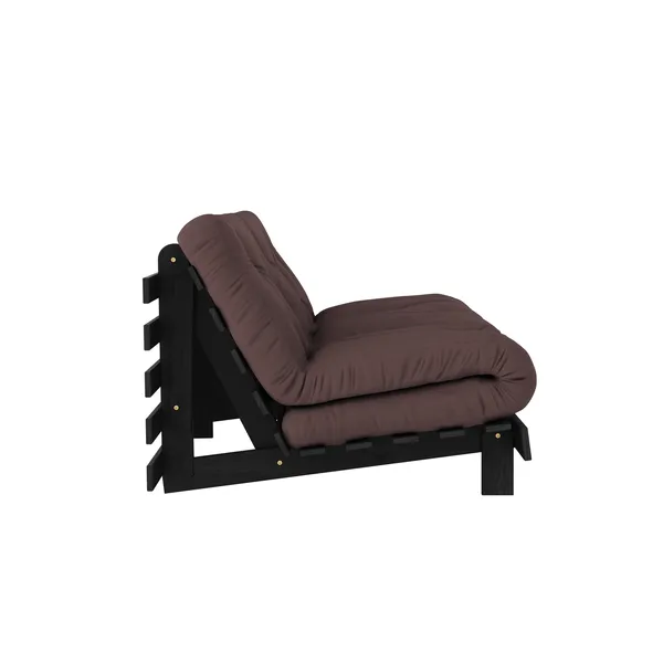 Roots Sofa bed 160x200 Black Night/715 Brown
