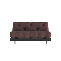 Roots Sofa bed 160x200 Black Night/715 Brown