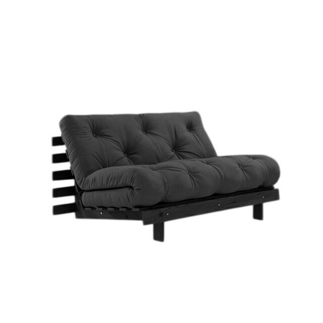 Roots Sovesofa 140x200 Svart Natt/734 Mørk Grå